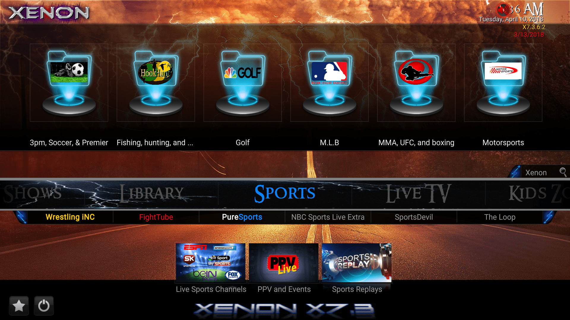 xenon kodi 19.4