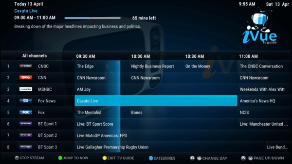 The best live tv guide for free cable